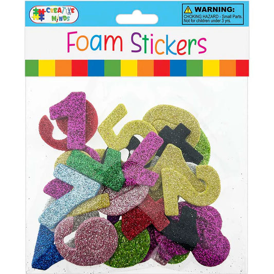 Foam Numbers | Gltr | Peel & Stick | 3.5cm | 7.5g
