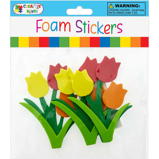 Foam Stickers | 3D | Tulips | 3pc
