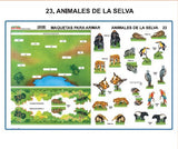 MAQUETA ANIMALES DE LA SELVA