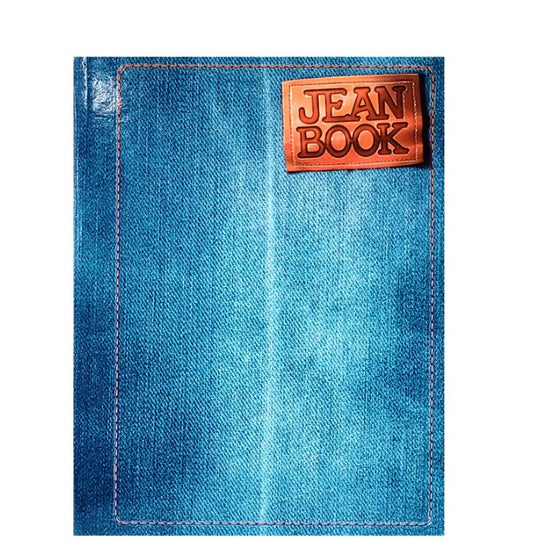 LIBRETA COSIDA DURA JEAN BOOK