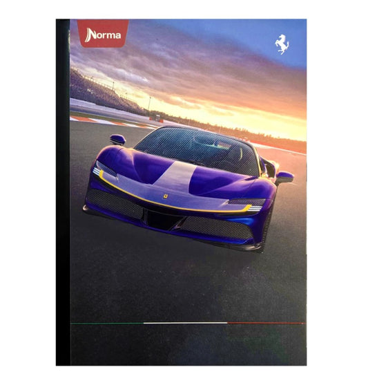 LIBRETA COSIDA DURA FERRARI