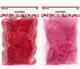 VALENTINE FEATHERS 5-8CM 10G