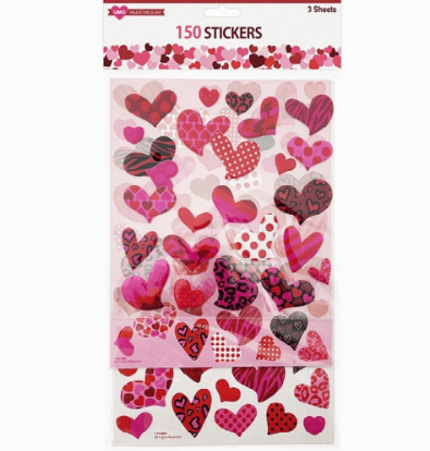 STICKERS 150PC 3 SHEETS 6x8IN