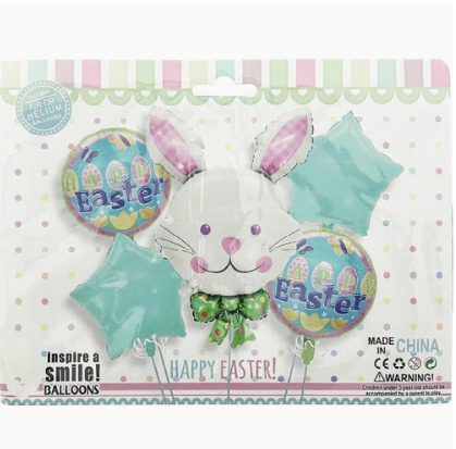 Balloon Easter W | Bunny | 5 pc