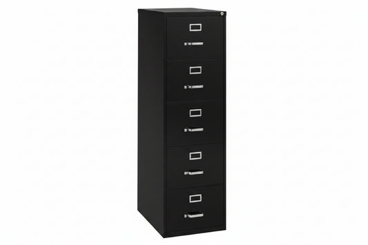 ARCHIVO 5 GAVETAS CARTA VERTICAL NEGRO