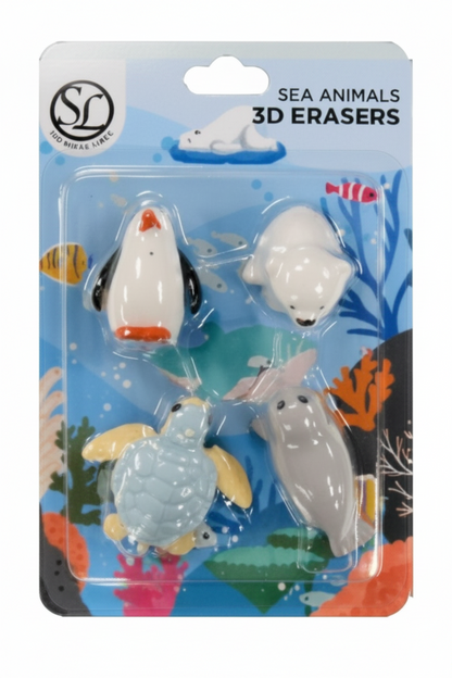 BOYS ASST 3D ERASERS PACKS