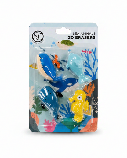 BOYS ASST 3D ERASERS PACKS