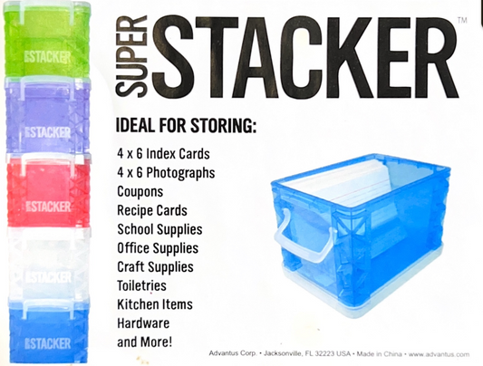 SUPER STACKER BOX 4 X 6 | Each Color
