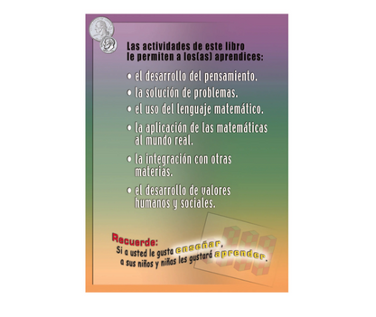 Cuaderno Matemáticas Integral 1er Grado