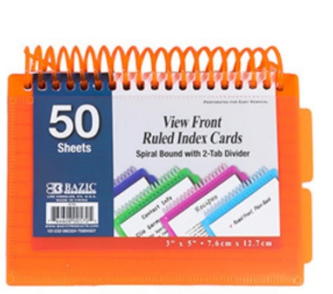 Index Card Ruled White W/Tabs 3" X 5" PQ.50 – imagen 2 - JA Riollano