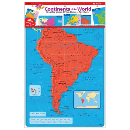 Continents of the World Learning Set 18pcs – imagen 1 - JA Riollano