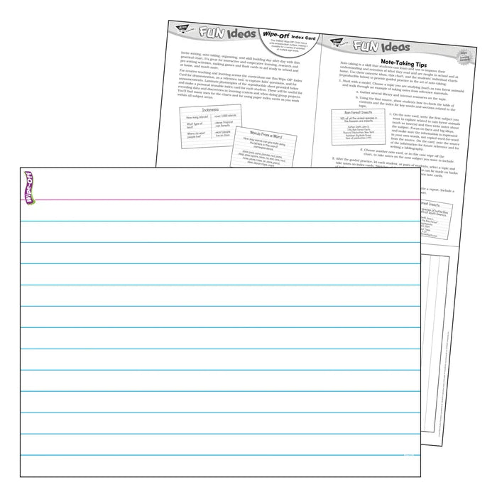 Index Card Wipe-Off Chart – imagen 2 - JA Riollano