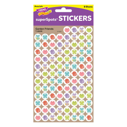 GARDEN FRIENDS SUPERSPOTS® STICKERS 60PK
