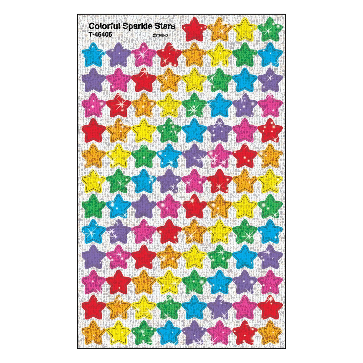 STICKERS COLORFUL SPARKLE STAR