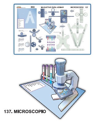 MODELO MAQUETA MICROSCOPIO