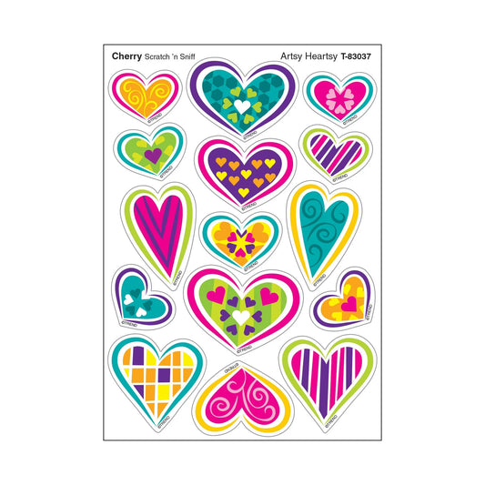 ARTSY HEARTSY, CHERRY SCENT STICKERS