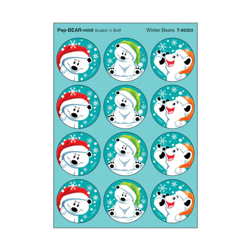 WINTER BEARS/PEPPERMINT SNS