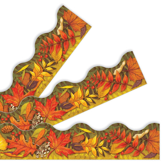LEAVES OF AUTUMN BORDER