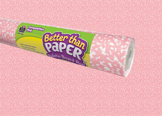 Composition Pink Better Than Paper Bulletin Board Roll