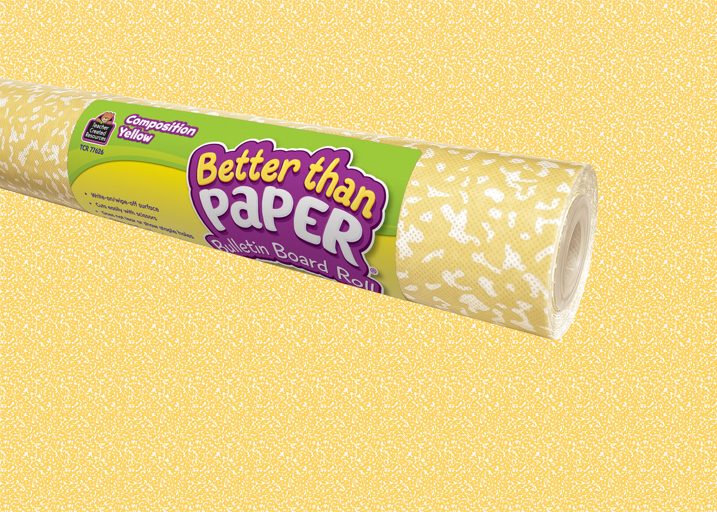 Composition Yellow Better Than Paper Bulletin Board Roll