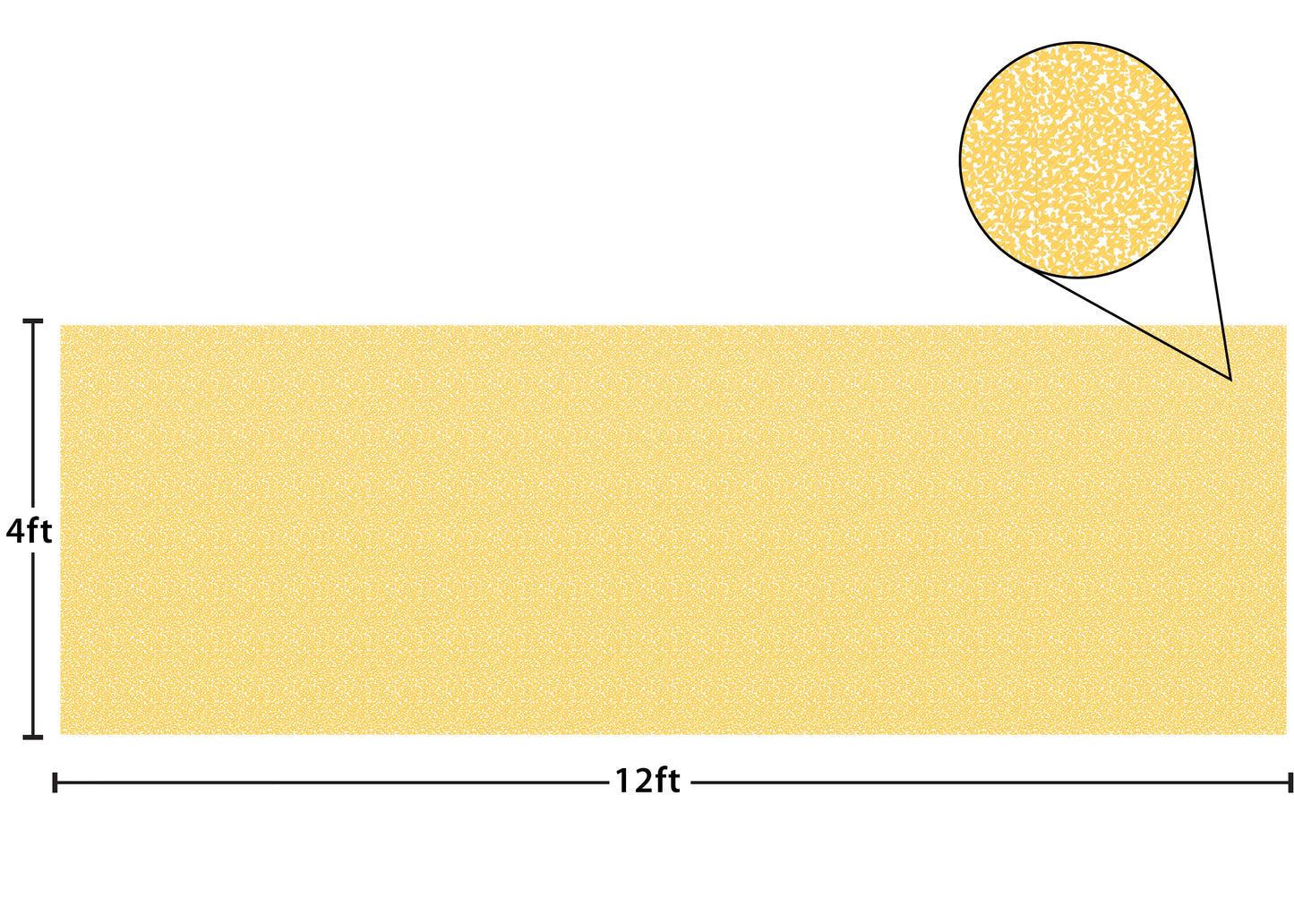 Composition Yellow Better Than Paper Bulletin Board Roll