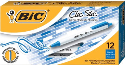 Clic Stic Medium Blue by Dozen