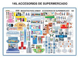 MODELO MAQUETA ACCESORIOS DE SUPERMERCADOS