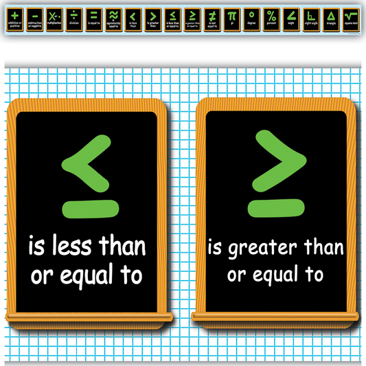 MATH SYMBOLS BORDER