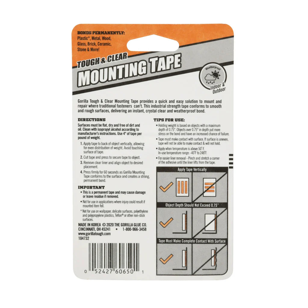 GG Mounting Tape 5ft. 6-PDQ