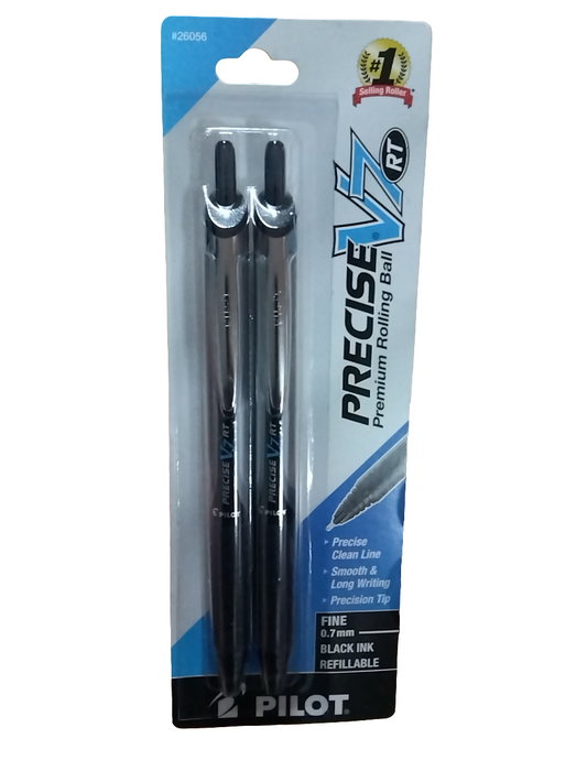 PT PRECISE V7 RETRACTABLE FINE BLACK (PQ.2)