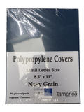 COVER PLASTIC LEATHER GRAIN NAVY 13M 50 PC