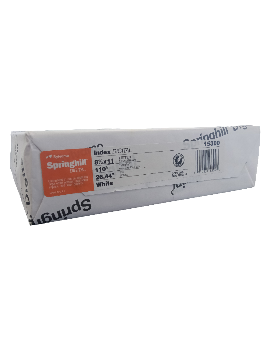 CARTULINA BLANCA CARTA 110LB