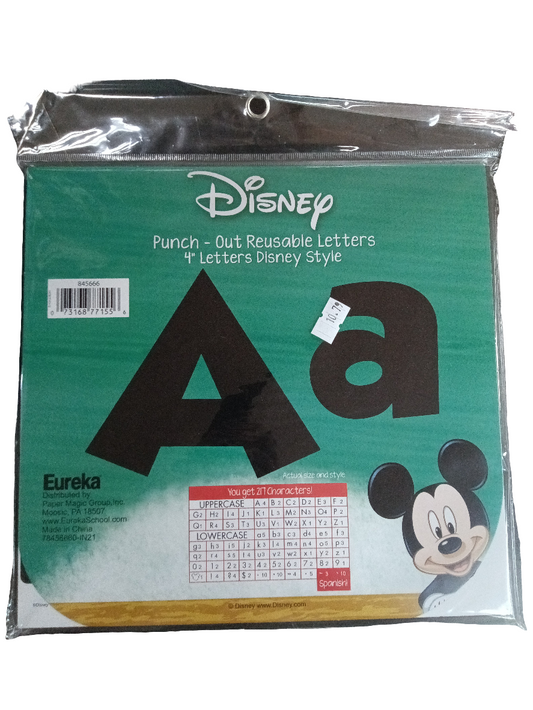 MICKEY MOUSE® THROWBACK DECO LETTERS 4''