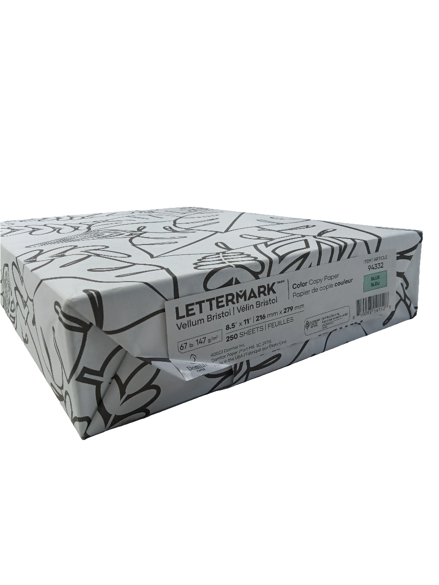 Cartulina Azul Carta 67LB
