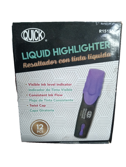 Highliter violeta flat body liquid