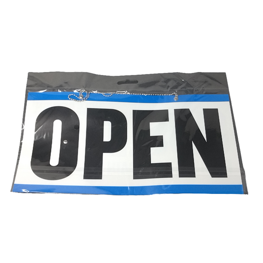 SIGN CLOSE CLOCK 6" X 11.5"