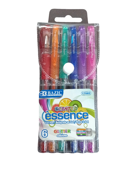 6 Fruit Scented Glitter Color