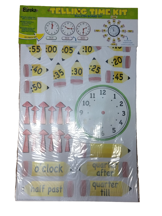 BBOARD TELLING TIME SET