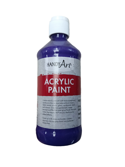 RK ACRYLIC PAINT VIOLET 8 ONZ #106-075
