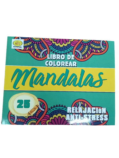 LIBRO DE MANDALAS 96 PAGINAS 5117