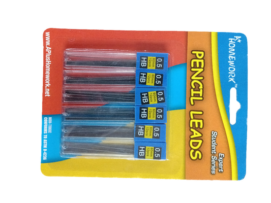 6PK PENCIL LEAD .5HB