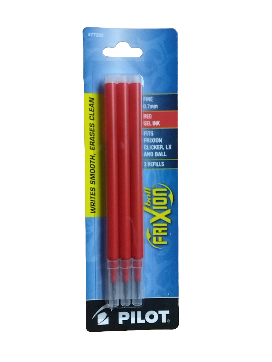 FRIXION REFILL RED PQ.3