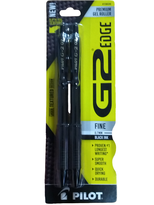 G2 Edge Carbon 2Pk Black Fine