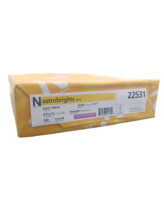 ASTROBRIGHT SOLAR YELLOW 24 LB