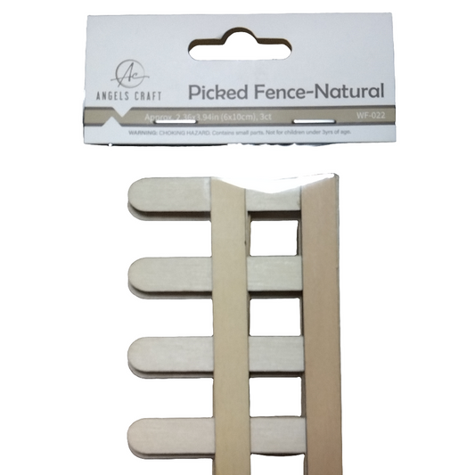 PICKED FENCE-NATURAL, APPROX 2.36X3.94IN