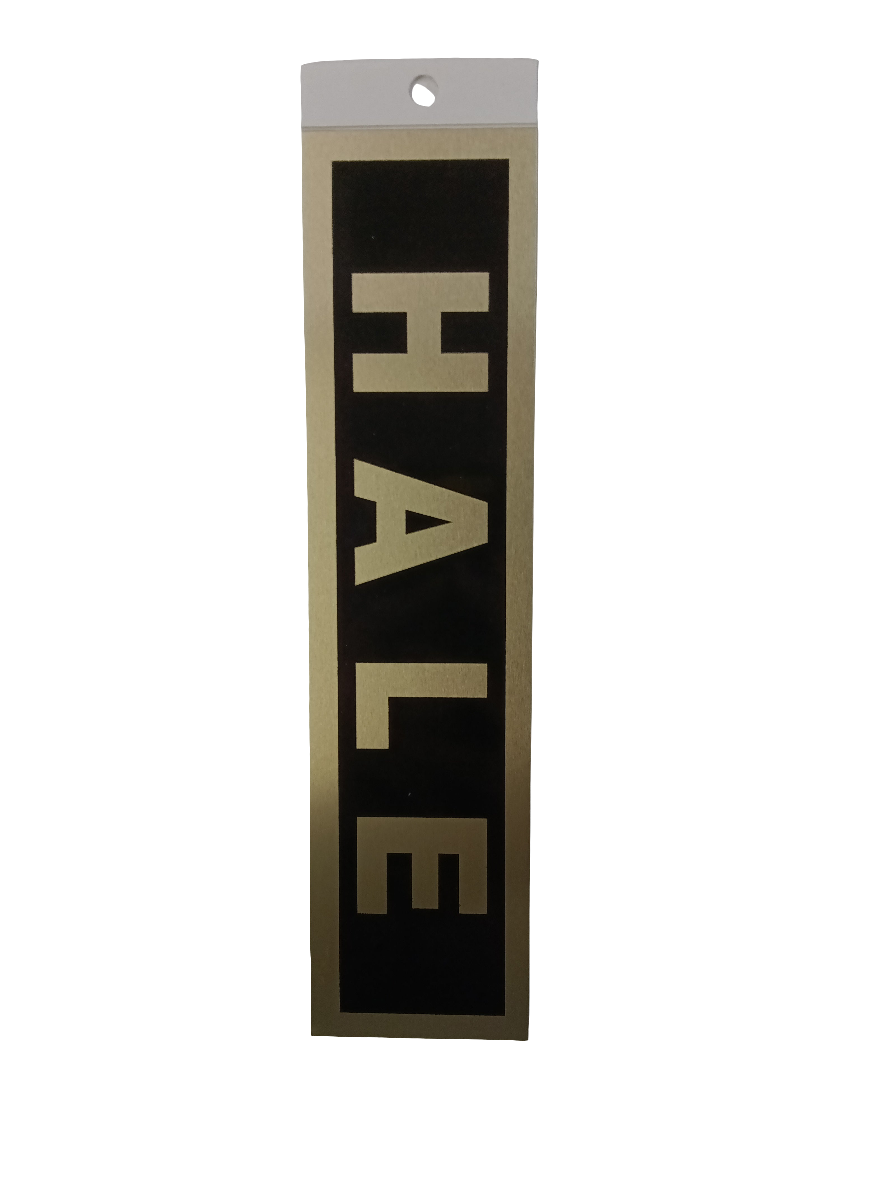 CA LETRERO "HALE" 2"X8"