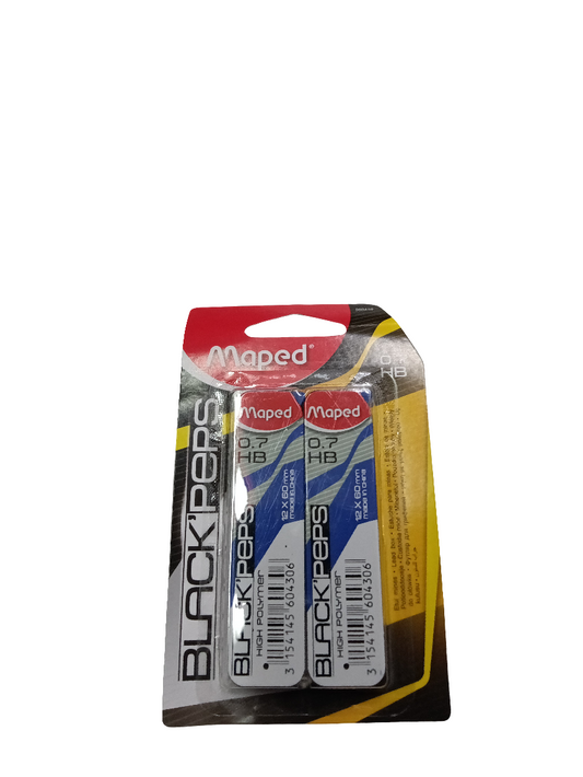 LEAD CASE HB 0.7MM X2 BLISTER