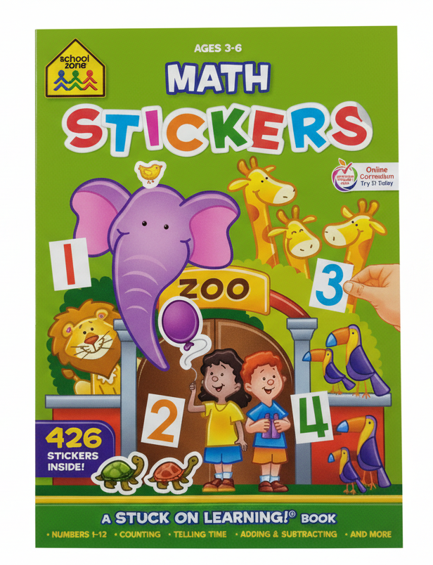 MATH STICKERS WORKBOOK – JA Riollano Co, Inc. School I Office I Crafts ...