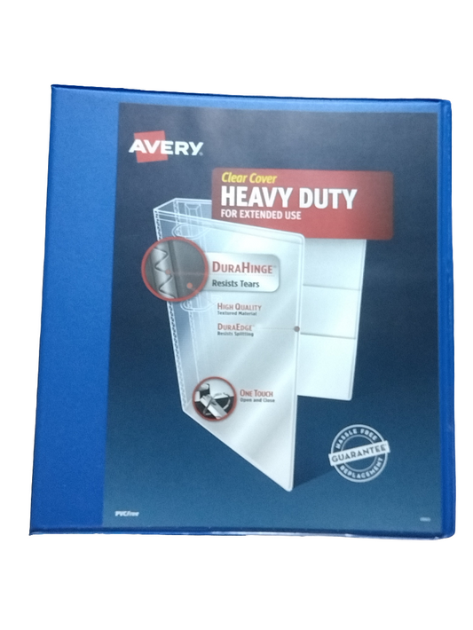 HEAVY DUTY VIEW BINDER 1" ASSORTED COLOR