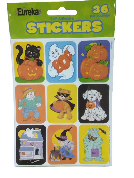 36CT GNT STKR HALLOW CAT/PUMPK